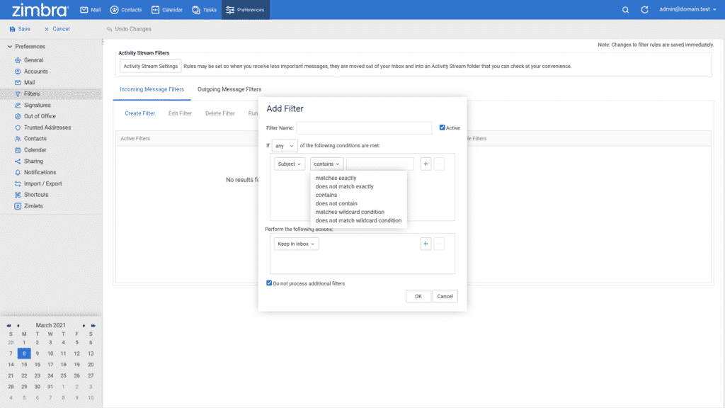 Zimbra Webmail Frequently Asked Questions