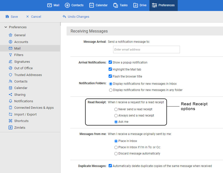 Read reddit at work from your Zimbra webmail