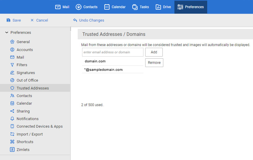 Zimbra User Guide: Managing SPAM