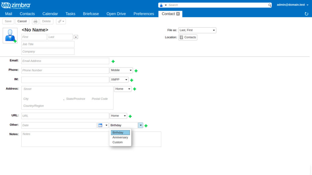 Zimbra Collaboration Users guide