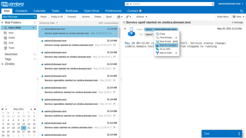 Zimbra User Guide: Managing Contacts