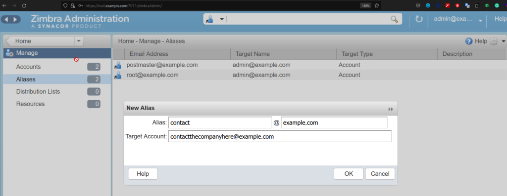 How to set auto-forward email in Zimbra - Concepts All